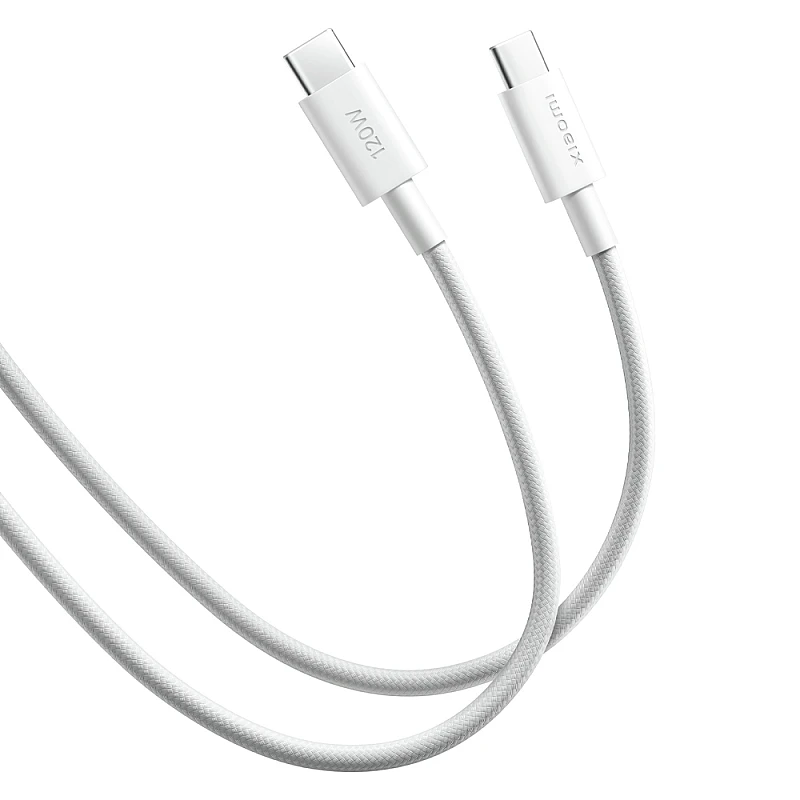 Xiaomi Braided USB 2.0 Cable USB-C male - USB-C Λευκό 2m BHR087AGL