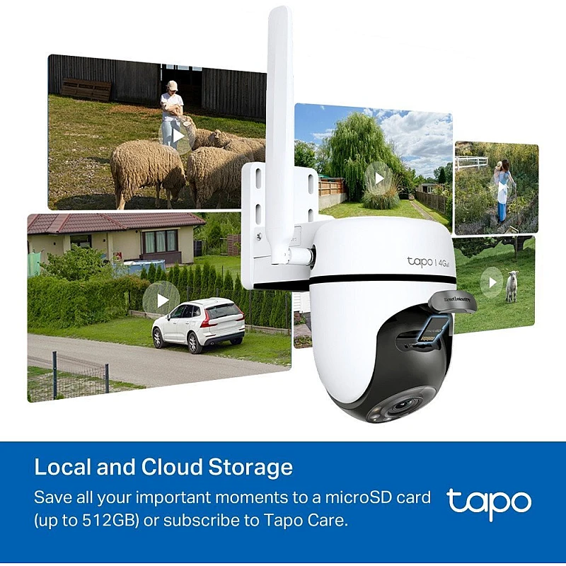 TP-LINK TAPO C501GW v1 IP Κάμερα Παρακολούθησης 4G Full HD 1080p Αδιάβροχη με Αμφίδρομη Επικοινωνία