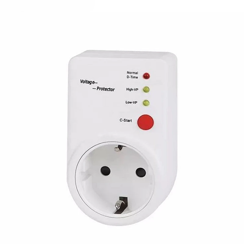 Intelligent Voltage Protector Μονή Πρίζα με Προστασία από υπέρταση για ηλεκτρονικές συσκευές S-2155 OEM Intelligent Voltage Protector Μονή Πρίζα με Προστασία από υπέρταση για ηλεκτρονικές συσκευές S-2155 OEM
