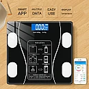 Smart Ζυγαριά με Λιπομετρητή & Bluetooth σε Μαύρο χρώμα 01958