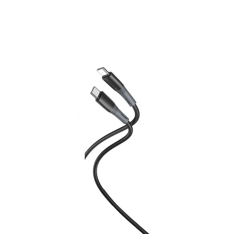 XO NB-Q226B USB 2.0 Cable USB-C male - USB-C 60W Μαύρο 1m XO NB-Q226B USB 2.0 Cable USB-C male - USB-C 60W Μαύρο 1m