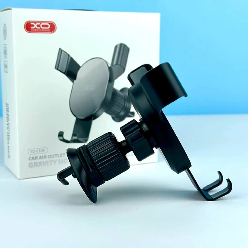 XO C126 Car Holder Βάση στήριξης κινητού αυτοκινήτου Μαύρη - Ασημί XO C126 Car Holder Βάση στήριξης κινητού αυτοκινήτου Μαύρη - Ασημί