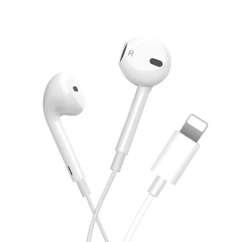 XO EP13 Earbuds Handsfree με Βύσμα Lightning Λευκό Ακουστικά με μικρόφωνο XO EP13 Earbuds Handsfree με Βύσμα Lightning Λευκό Ακουστικά με μικρόφωνο