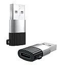 XO NB149-E Μετατροπέας USB-C male σε USB-A female Black and silver XO NB149-E Μετατροπέας USB-C male σε USB-A female Black and silver