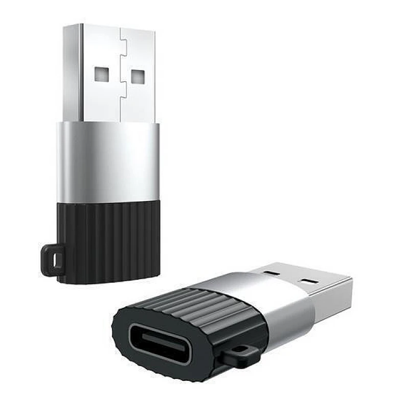 XO NB149-E Μετατροπέας USB-C male σε USB-A female Black and silver XO NB149-E Μετατροπέας USB-C male σε USB-A female Black and silver