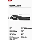 XO SS08 Selfie Stick Τρίποδο Κινητού με Bluetooth Μαύρο XO SS08 Selfie Stick Τρίποδο Κινητού με Bluetooth Μαύρο