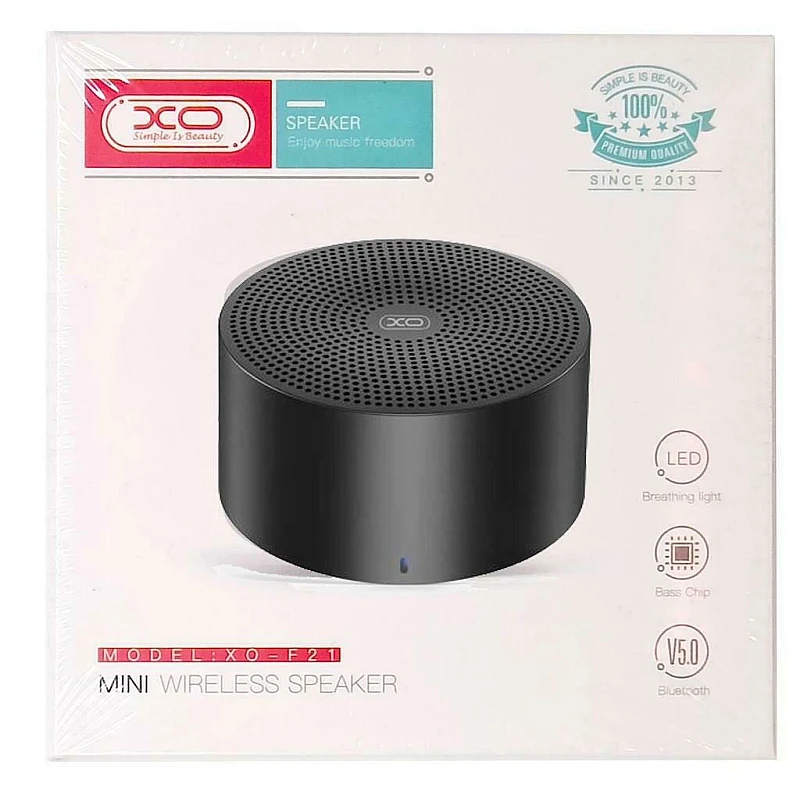 XO - F21 Φορητό Ηχείο Bluetooth 3W Mini Μαύρο XO - F21 Φορητό Ηχείο Bluetooth 3W Mini Μαύρο