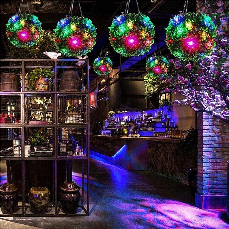 Ηλιακό φωτιστικό LED κρεμαστό Grass Ball Light RGB GR2501 OEM Ηλιακό φωτιστικό LED κρεμαστό Grass Ball Light RGB GR2501 OEM