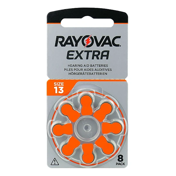 RAYOVAC extra μπαταρίες ακουστικών Βαρηκοΐας 1,45V 8BL PR48 13 blister 8 τεμαχίων
