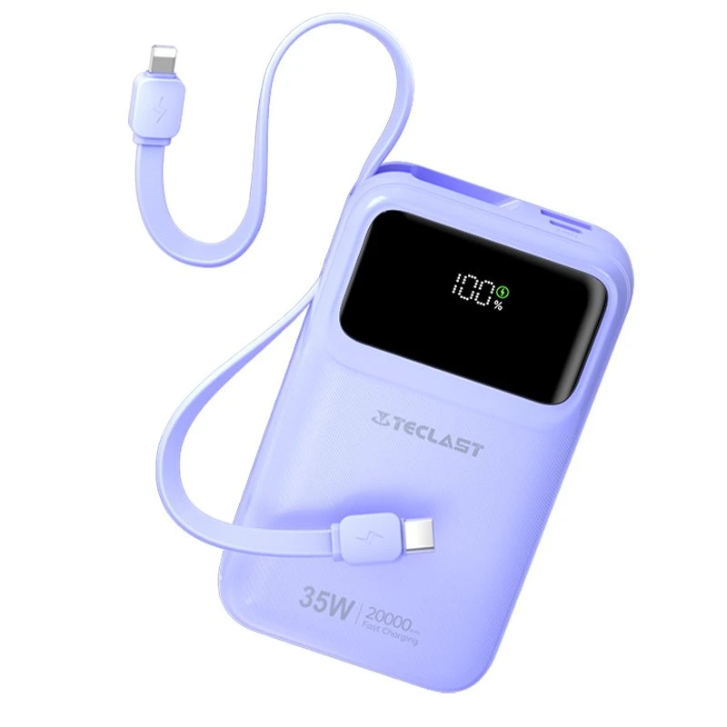 TECLAST Powerbank Q20 Pro 20000mAh Μωβ 35W