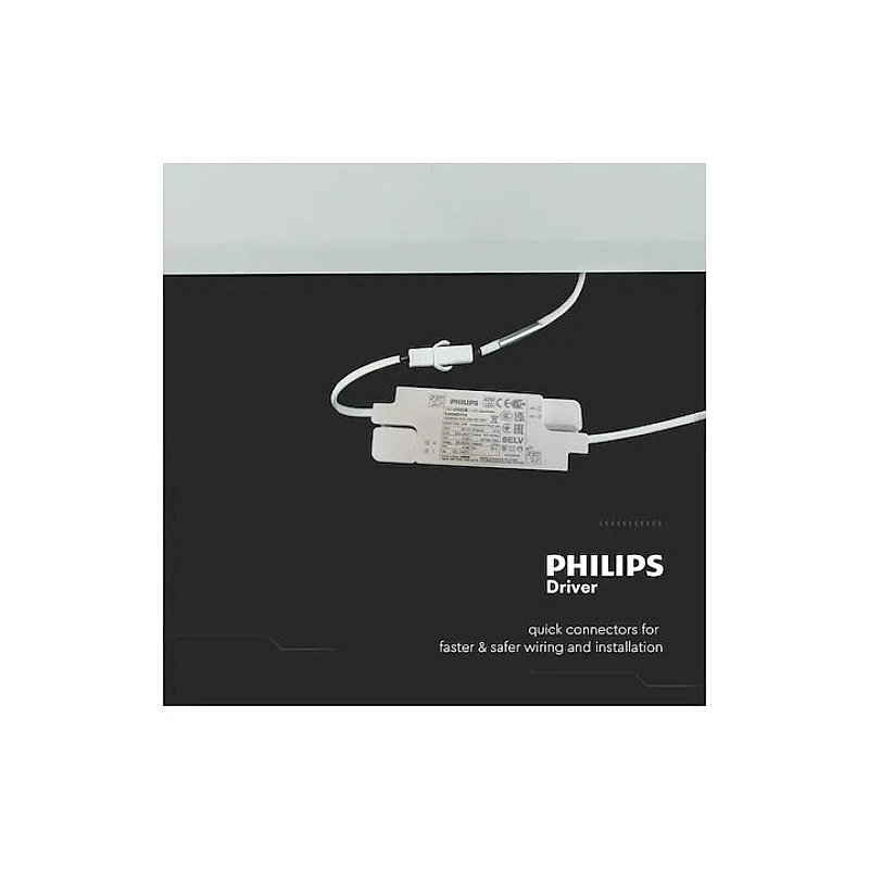 LED Panel Backlit 40W Philips Driver Φυσικό λευκό 60×60 4800lm VT-61040 23822 V-TAC LED Panel Backlit 40W Philips Driver Φυσικό λευκό 60×60 4800lm VT-61040 23822 V-TAC