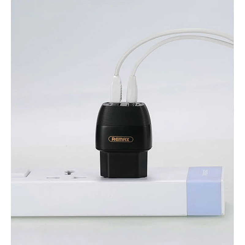 Remax Universal Φορτιστής για smartphones 5V/2.1A 2 x USB Μαύρος Flinc RP-U29 Remax Universal Φορτιστής για smartphones 5V/2.1A 2 x USB Μαύρος Flinc RP-U29