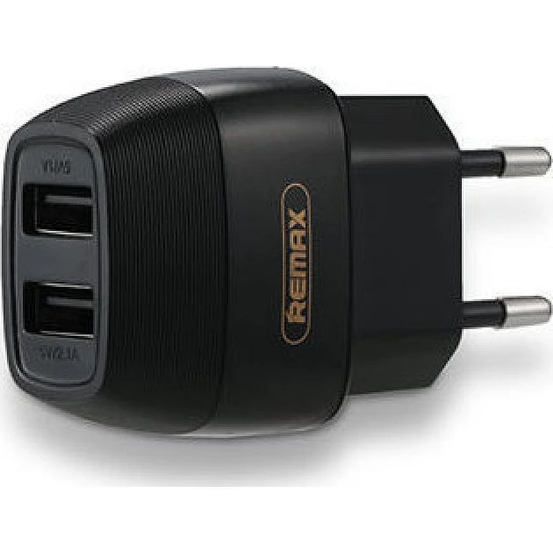 Remax Universal Φορτιστής για smartphones 5V/2.1A 2 x USB Μαύρος Flinc RP-U29 Remax Universal Φορτιστής για smartphones 5V/2.1A 2 x USB Μαύρος Flinc RP-U29