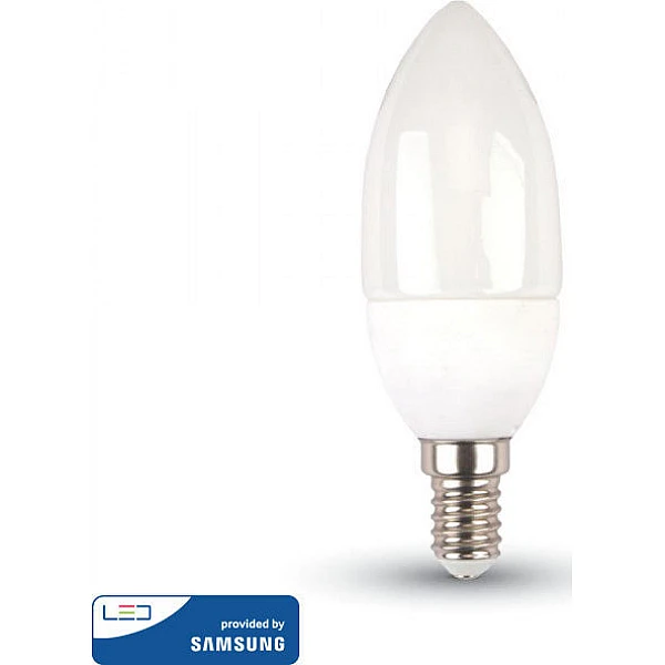 Λαμπτήρας Led SAMSUNG E14 C37 5.5Watt Φυσικό λευκό 4000K Κεράκι VT-226 172 V-TAC