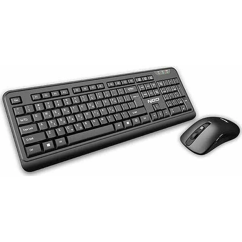 NOD BusinessPRO Wireless Keyboard & Mouse Set Ασύρματο Σετ Πληκτρολόγιο & Ποντίκι Ελληνικό NOD BusinessPRO Wireless Keyboard & Mouse Set Ασύρματο Σετ Πληκτρολόγιο & Ποντίκι Ελληνικό