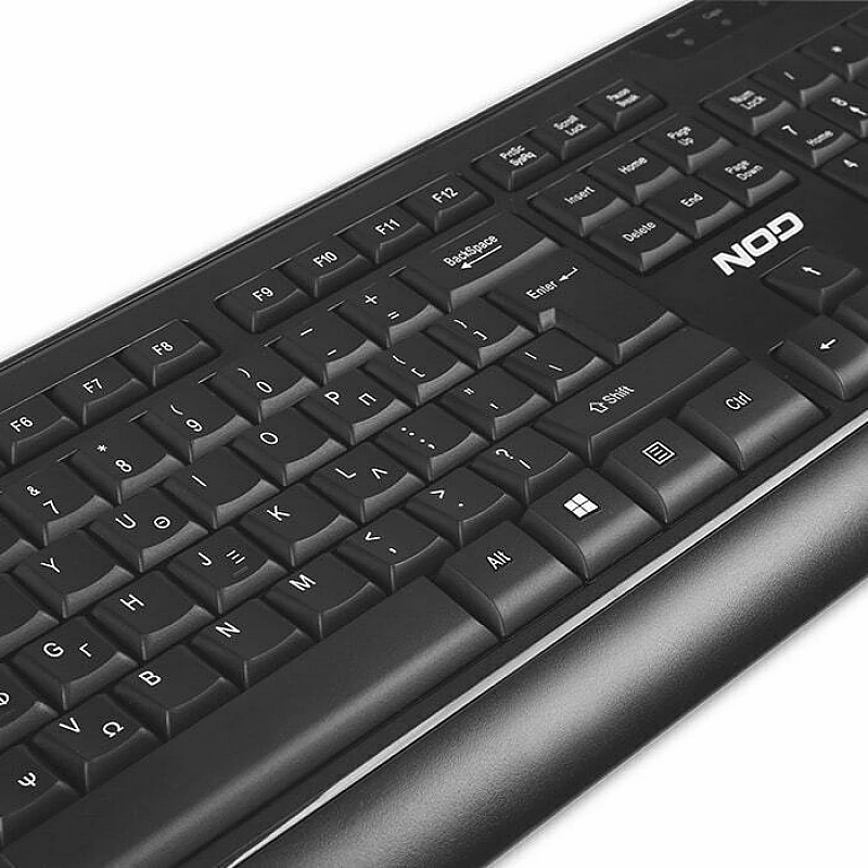 NOD BusinessPRO Wireless Keyboard & Mouse Set Ασύρματο Σετ Πληκτρολόγιο & Ποντίκι Ελληνικό NOD BusinessPRO Wireless Keyboard & Mouse Set Ασύρματο Σετ Πληκτρολόγιο & Ποντίκι Ελληνικό