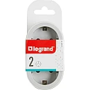 LEGRAND Πολύπριζο Ασφαλείας Σούκο σε 2 Πρίζες Σούκο Λευκό-Γκρι 694516 LEGRAND Πολύπριζο Ασφαλείας Σούκο σε 2 Πρίζες Σούκο Λευκό-Γκρι 694516