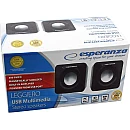 Ηχεία ESPERANZA 2.0 Leggiero EP111 Cube USB - 2 x 3W σε μάυρο χρώμα Ηχεία ESPERANZA 2.0 Leggiero EP111 Cube USB - 2 x 3W σε μάυρο χρώμα