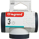 LEGRAND Πολύπριζο Σταυρός Σούκο 3 θέσεων Λευκό-Μαύρο 694520 LEGRAND Πολύπριζο Σταυρός Σούκο 3 θέσεων Λευκό-Μαύρο 694520
