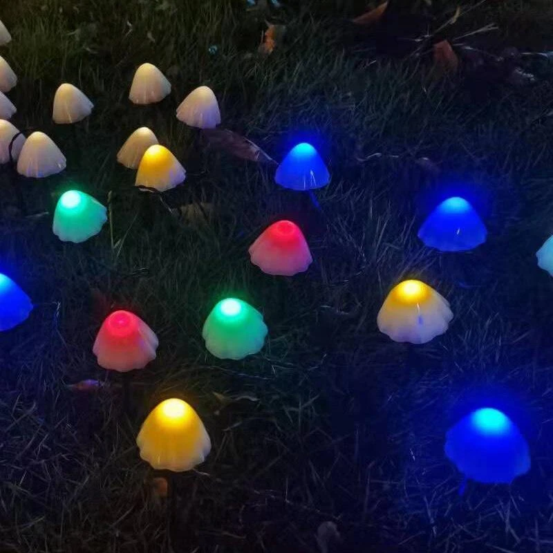 Ηλιακά λαμπάκια Μανιτάρια καρφωτά 20LED αδιάβροχα 5m Πολύχρωμα LN2041 OEM Ηλιακά λαμπάκια Μανιτάρια καρφωτά 20LED αδιάβροχα 5m Πολύχρωμα LN2041 OEM