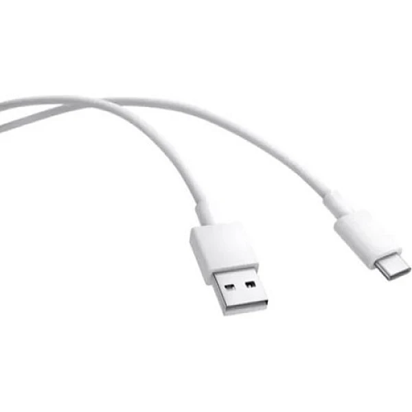 Xiaomi USB 3A 60W Cable USB-C male - USB-A male Λευκό 1m (BHR087GGL)