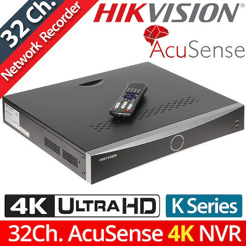 Hikvision Καταγραφικό NVR WiFi 32 Καναλιών με Ανάλυση 4K DS-7732NXI-K4 Hikvision Καταγραφικό NVR WiFi 32 Καναλιών με Ανάλυση 4K DS-7732NXI-K4