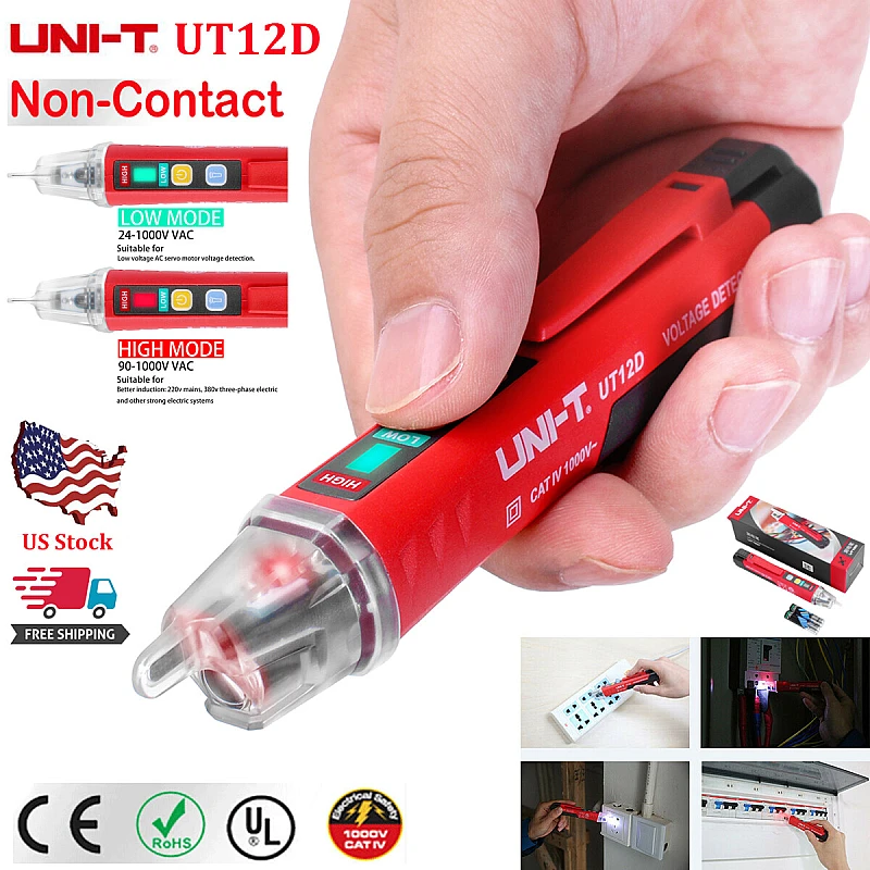 UNI-T UT12D Voltage Detector (Ανιχνευτής τάσης) 24-1000V AC