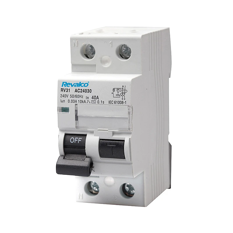REVALCO 2Ρ 40Α 30mA Ρελέ Διαφυγής Μονοφασικό RV3 02571 REVALCO 2Ρ 40Α 30mA Ρελέ Διαφυγής Μονοφασικό RV3 02571