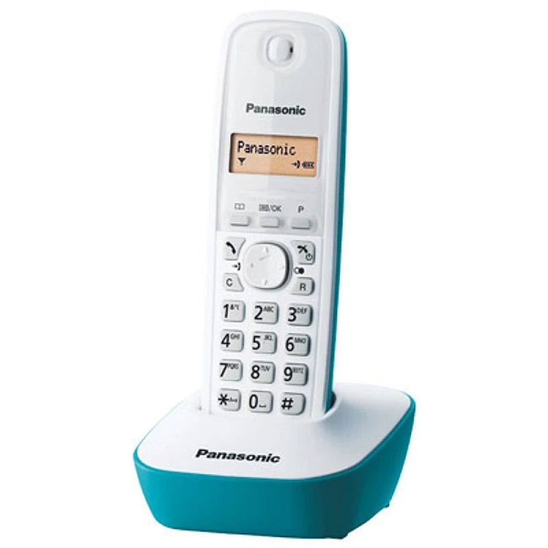 Ασύρματο Ψηφιακό Τηλέφωνο Panasonic KX-TG1611GRC Λευκό-Τυρκουάζ Ασύρματο Ψηφιακό Τηλέφωνο Panasonic KX-TG1611GRC Λευκό-Τυρκουάζ