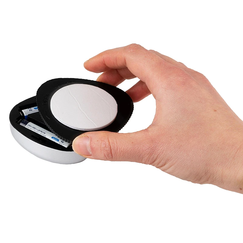  GRUNDIG Σετ 5 Φωτιστικά Push Light LED με Μπαταρίες Ασημί 47016