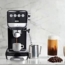 EDM Μηχανή Espresso 1350W Πίεσης 20bar Μαύρη 07707 