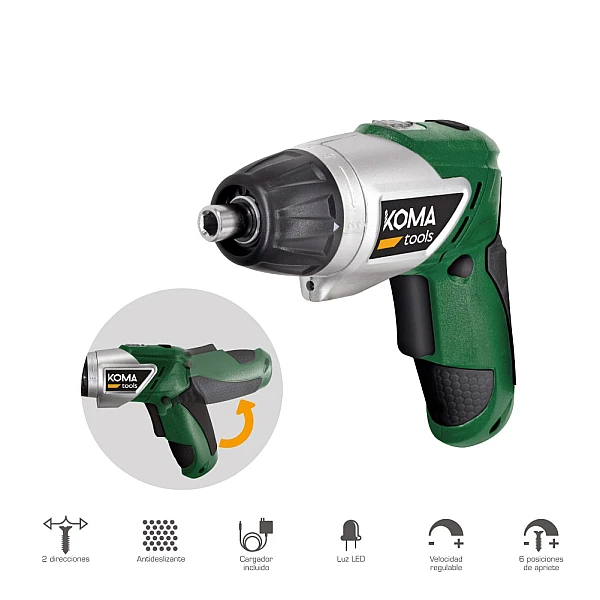 Κατσαβίδι επαναφορτιζόμενο 3.6V Ιόντων-Λιθίου​ 08722 KOMA TOOLS EDM 