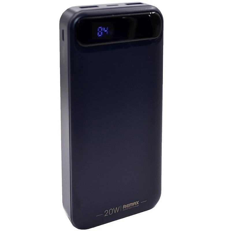 Remax RPP-521 Power Bank 20000mAh 20W με 2 Θύρες USB-A και Θύρα USB-C Power Delivery μαύρο Remax RPP-521 Power Bank 20000mAh 20W με 2 Θύρες USB-A και Θύρα USB-C Power Delivery μαύρο