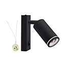 Φωτιστικό Σποτ - Απλίκα Κομοδίνου για GU10 LED IP20 με Διακόπτη Μαύρο VT-429 V-TAC 10294 Φωτιστικό Σποτ - Απλίκα Κομοδίνου για GU10 LED IP20 με Διακόπτη Μαύρο VT-429 V-TAC 10294