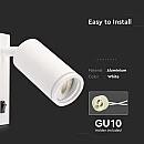 Φωτιστικό Σποτ - Απλίκα Κομοδίνου για GU10 LED IP20 με Διακόπτη Λευκό VT-429 V-TAC 10295 Φωτιστικό Σποτ - Απλίκα Κομοδίνου για GU10 LED IP20 με Διακόπτη Λευκό VT-429 V-TAC 10295