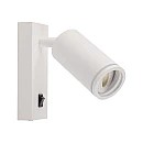 Φωτιστικό Σποτ - Απλίκα Κομοδίνου για GU10 LED IP20 με Διακόπτη Λευκό VT-429 V-TAC 10295 Φωτιστικό Σποτ - Απλίκα Κομοδίνου για GU10 LED IP20 με Διακόπτη Λευκό VT-429 V-TAC 10295
