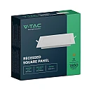 LED mini Πάνελ Φωτιστικό Οροφής χωνευτό Τετράγωνο 18Watt Φυσικό λευκό 4000K 10487 V-TAC LED mini Πάνελ Φωτιστικό Οροφής χωνευτό Τετράγωνο 18Watt Φυσικό λευκό 4000K 10487 V-TAC