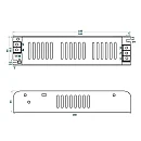 Τροφοδοτικό ταινίας Led SLIM 120W 24V 5A ADLS-120-24 Adlerpower