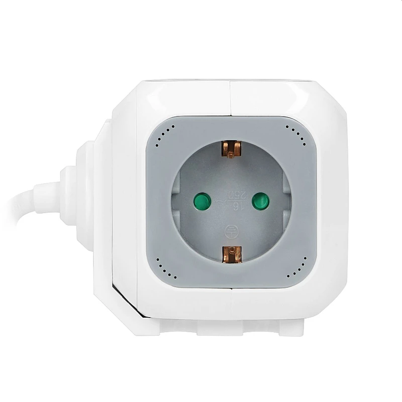 ORNO Πολύμπριζο σούκο 4 Θέσεων 1 Θύρα Usb Α 1 Θύρα Type C Με Καλώδιο λευκό γκρι OR-AE-13247(GS)/G ORNO Πολύμπριζο σούκο 4 Θέσεων 1 Θύρα Usb Α 1 Θύρα Type C Με Καλώδιο λευκό γκρι OR-AE-13247(GS)/G