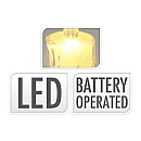 Κεράκι Ρεσώ Με φλόγα Led 5cm AX5-322230 Κεράκι Ρεσώ Με φλόγα Led 5cm AX5-322230