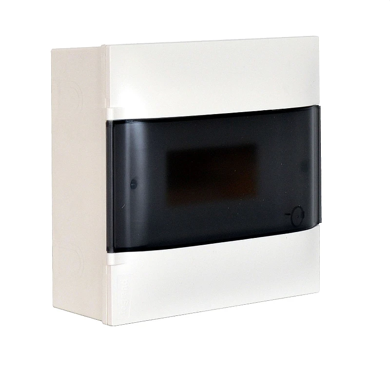 LEGRAND Ηλεκτρολογικός πίνακας πλαστικός Practibox S επίτοιχος 1 σειράς από 8 στοιχεία, διάφανη πόρτα., Ν+Ε κλέμμες 134218 LEGRAND Ηλεκτρολογικός πίνακας πλαστικός Practibox S επίτοιχος 1 σειράς από 8 στοιχεία, διάφανη πόρτα., Ν+Ε κλέμμες 134218