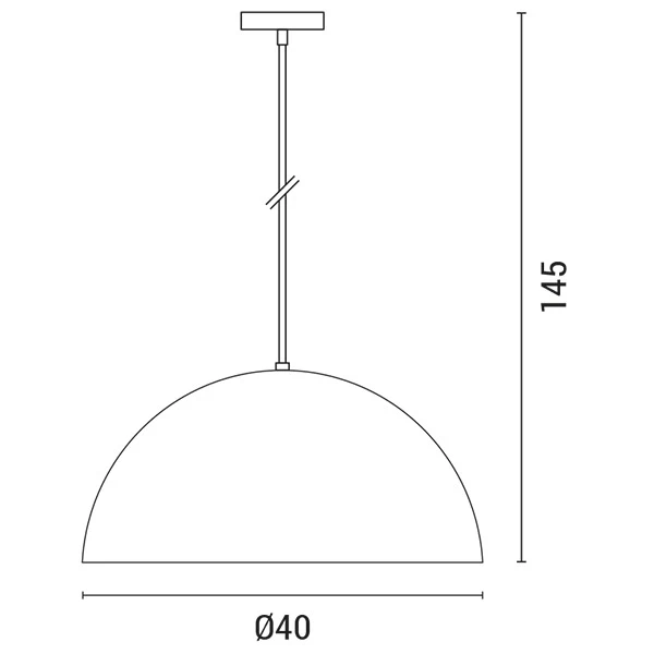 Φωτιστικό Οροφής Κρεμαστό Καμπάνα  E27 Φ40 Απόχρωση λευκό Μάρμαρο ARTE ILLUMINA EUROLAMP 144-27011