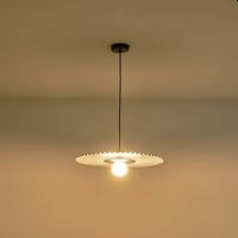 Φωτιστικό Οροφής Κρεμαστό G9 Φ480mm μέταλλο με ύφασμα μαύρο ARTE ILLUMINA PIRUETTE 144-28512 Eurolamp