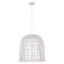 Φωτιστικό Οροφής Κρεμαστό 1xΕ27 Φ500x500 RATTAN λευκό ARTE ILLUMINA 144-33016 Eurolamp