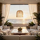 Φωτιστικό Οροφής Κρεμαστό 1xΕ27 Φ500x500 RATTAN λευκό ARTE ILLUMINA 144-33016 Eurolamp