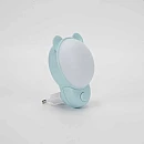 Φωτάκι νυκτός LED με διακόπτη 1.2W 3000K και 5000K Αρκουδάκι Μπλε 145-15064 Eurolamp