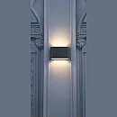 Φωτιστικό LED επιτοίχιο UP & DOWN 6W 264Lm 115x90x35mm Μαύρη αλουμινίου 3CCT 145-20275 EUROLAMP