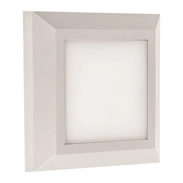 Φωτιστικό LED επίτοιχο Slim 125x125mm 3W  Θερμό λευκό 3000K Λευκό Pro 145-52004 Eurolamp