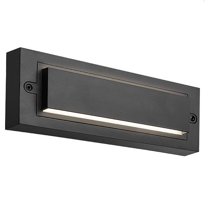 Φωτιστικού τοίχου Led PRO 6W 255X42X90 3CCT IP65 SENARIO σε μαύρο χρώμα 145-52113 EUROLAMP