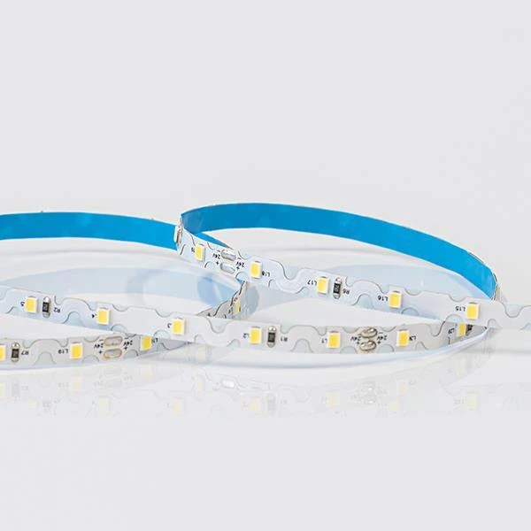 Ταινία LED SMD 2835 FLEXIBLE  DC 24V IP20 10W/m Θερμό λευκό 3000K 100lm/m 60LED/m Eurolamp 145-70237 5 μέτρα